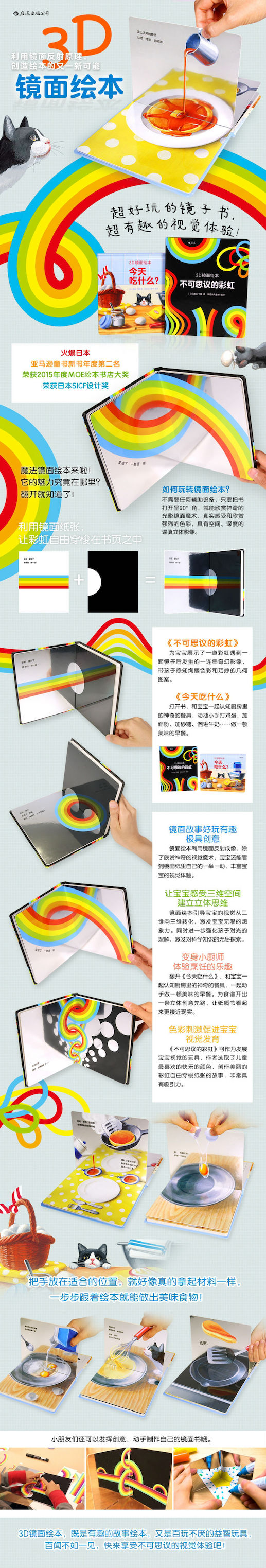 3D镜面绘本:今天吃什么