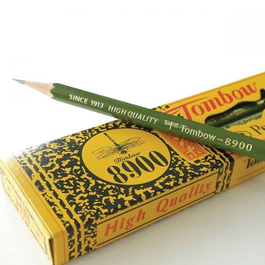 日本百年文具Tombow-8900 Drawing Pencils - 2B