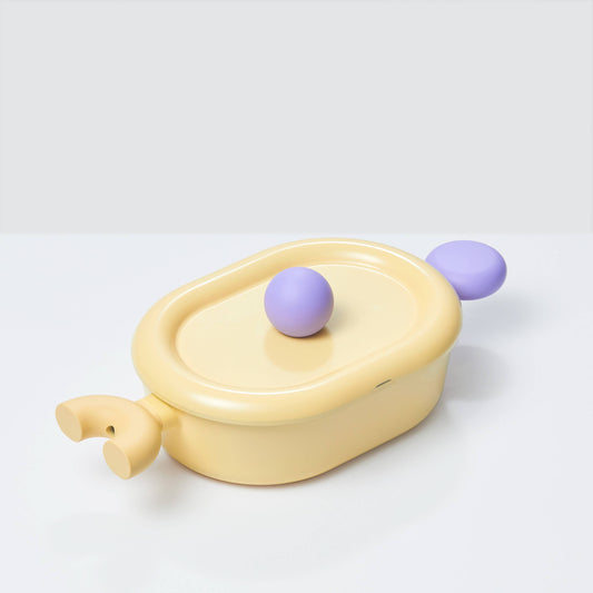 韩国Neoflam Better Finger Cast Aluminum Low Casserole Oval Shaped 10"