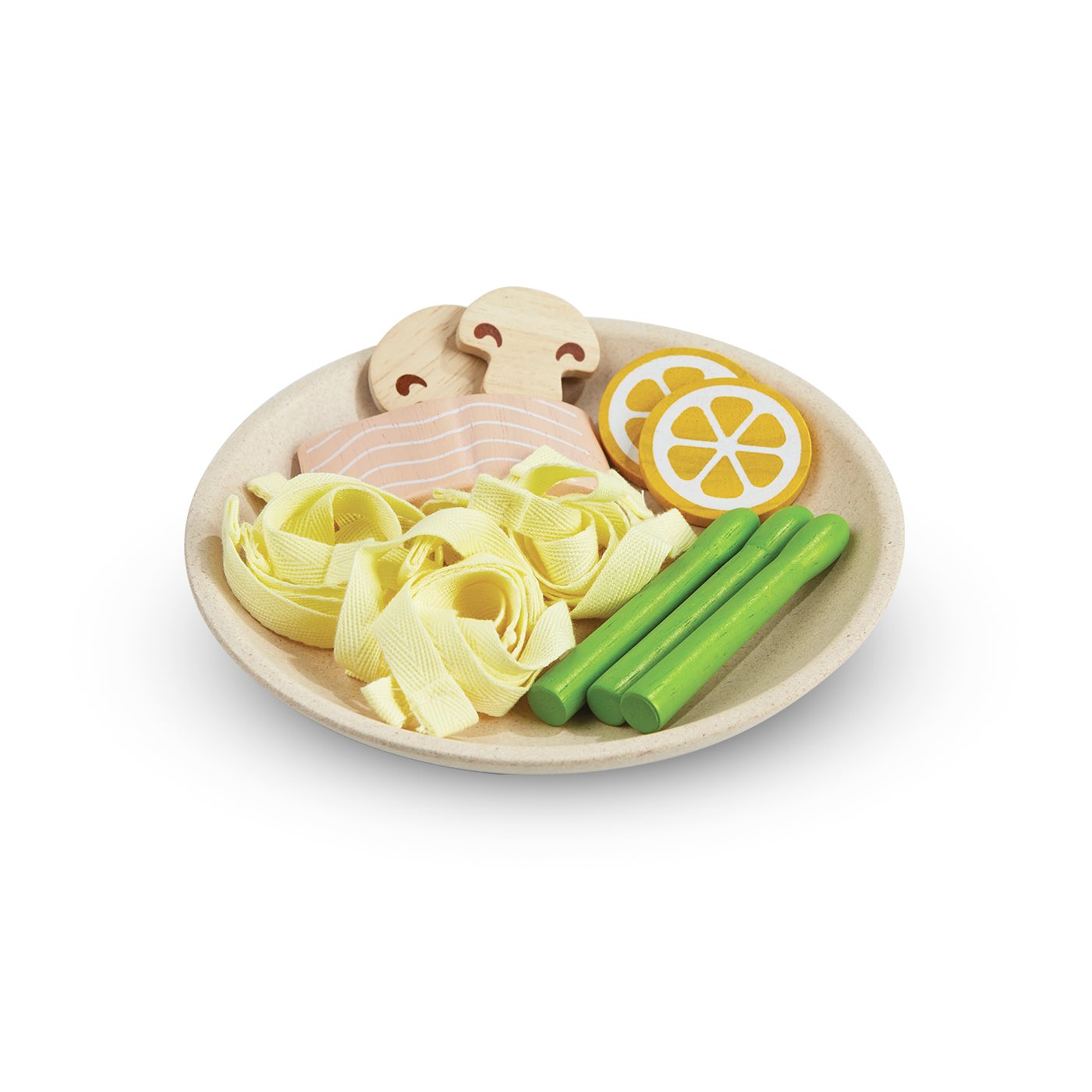 泰国PlanToys三文鱼意面套装