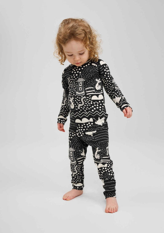 Reima Wool & Lyocell Thermal Set - Trivsam BLACK