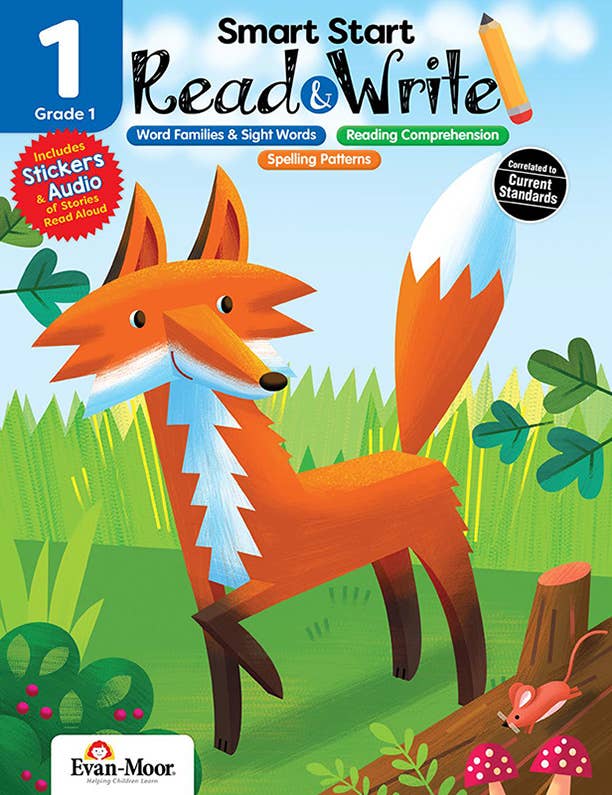 北美黄冈Evan-Moor Smart Start: Read and Write, Grade 1 Workbook