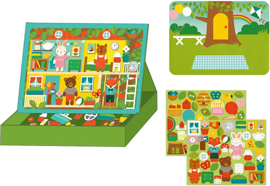 美国Petit Collage Mag Play Scene Treehouse Party