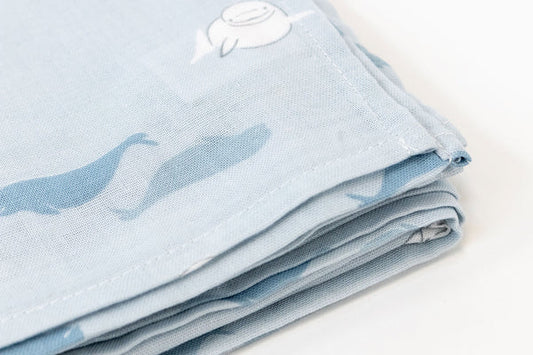 Nest Designs Bamboo Swaddle Blankie (Single) - Beluga Boogie 47x47