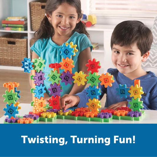 美国Learning Resources Gears! Gears! Gears! 100-Piece Deluxe Building Set