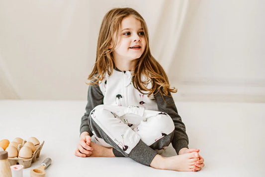 Nest Designs 1.0 TOG Bamboo Long Sleeve Footed Sleep Bag - Let's Roll!