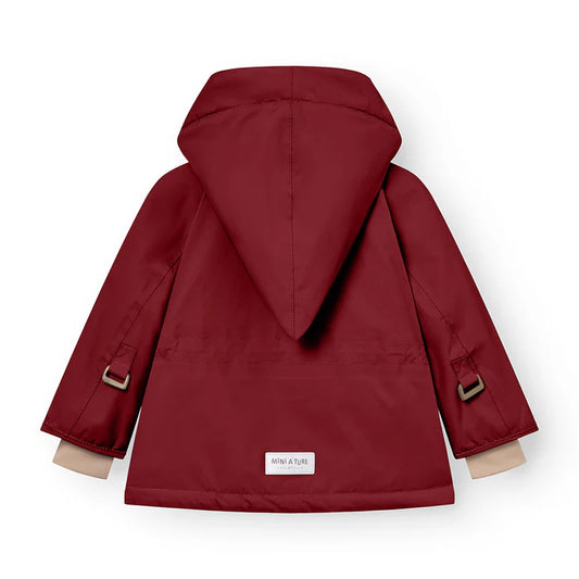 丹麦Mini A Ture- Wang fleece winter jacket 2850-RED MERLOT
