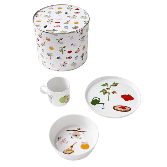 法国Degrenne Pairs Eveil Gourmand - Children 3 Pcs Tableware Set-高奢餐具
