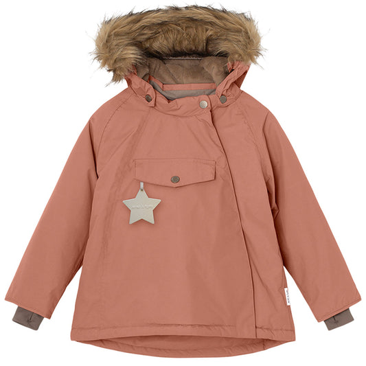 Mini A Ture Wang Winter Jacket Fur- Cedar Wood