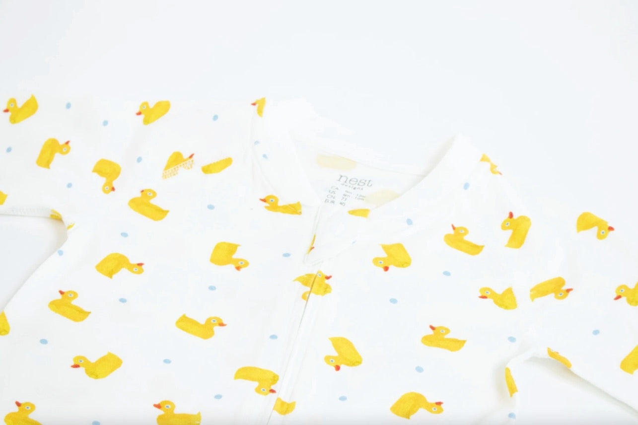 Nest Designs x Eric Carle长袖包脚连体衣-小黄鸭