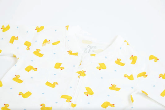 Nest Designs x Eric Carle长袖包脚连体衣-小黄鸭
