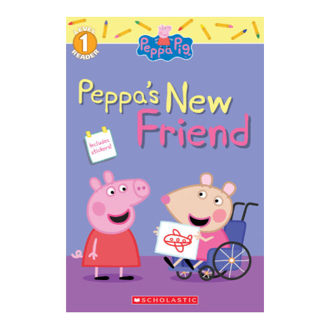 美国Scholastic-Reader Level 1-Peppa Pig-Peppa's New Friend
