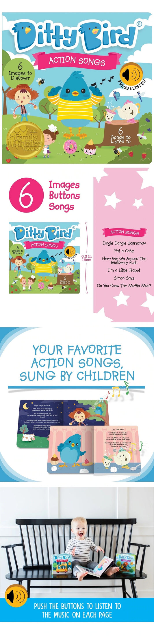Ditty Bird Action Songs