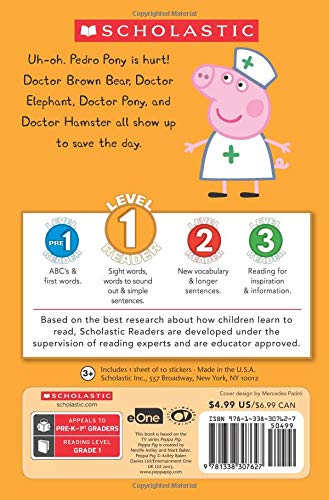 美国Scholastic-Reader Level 1-Peppa Pig-Doctors to the Rescue
