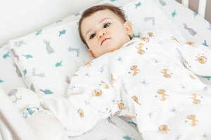 Nest Designs Fitted Bamboo Crib Sheet - The Tortoise & The Hare - 132X71