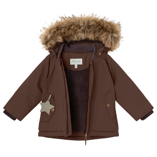 Mini A Ture Wally Fake Fur-Dark Choco