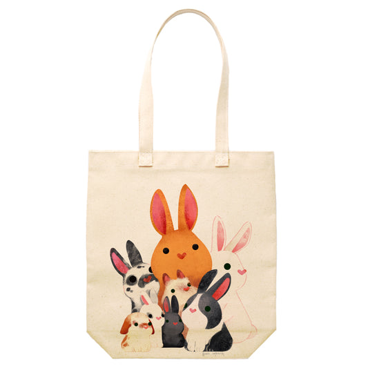 美国The Little Red House Bunnies Tote Bag