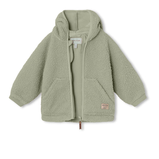 Mini A Ture Liff Teddy Fleece Jacket - Vert