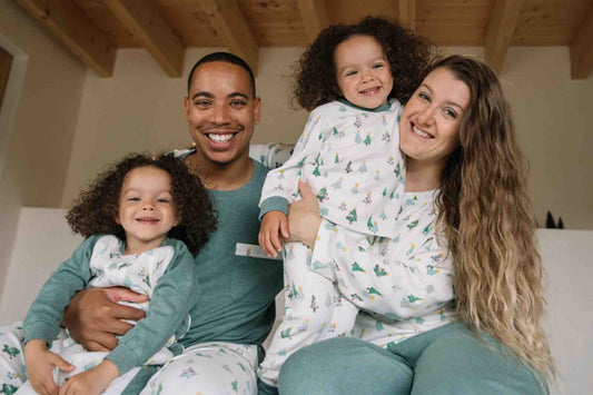 Nest Designs Organic Cotton Two-Piece PJ Set - Twinkle Trees