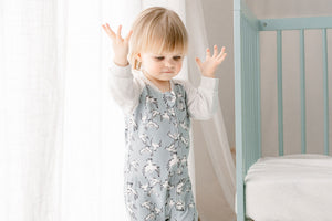 Nest Designs Organic Cotton One-Piece Zip Footed Sleeper - Guess Hoo