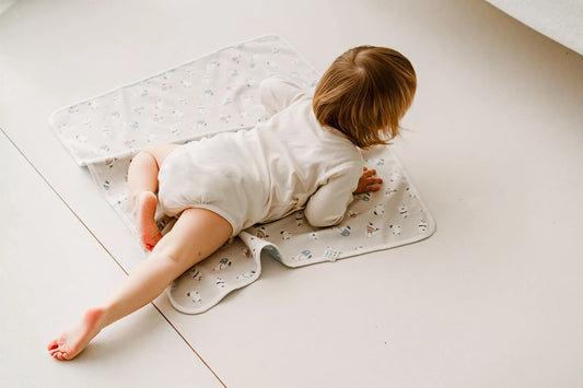 Nest Designs Organic Cotton Waterproof Change Pad (Small) - Polar Bear