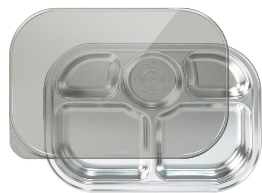 韩国Grosmimi Stainless Steel Food Tray with 5 Comparment不含吸盘