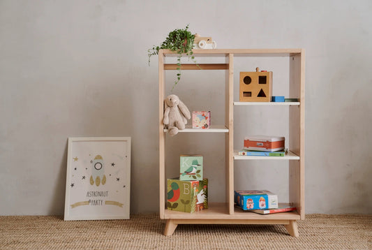 MesaSilla网红实木Multi-purpose modular storage unit