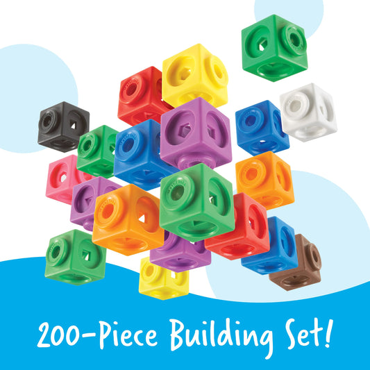 美国Learning Resources Mathlink Cubes Big Builders