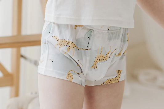 Nest Designs Bamboo Boys Boxer Briefs Underwear (2 Pack) - Pairie Fun