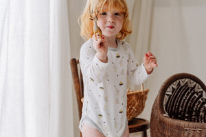 Nest Designs Bamboo Long Sleeve Onesie - The Goose & The Golden egg