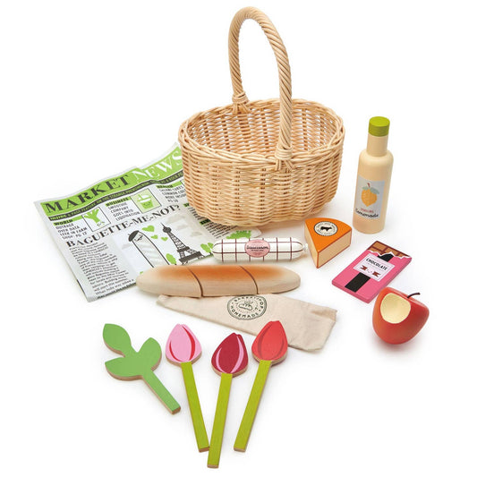 美国Tender Leaf Wicker Shopping Basket