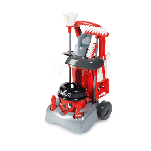 英国Casdon Deluxe Henry Cleaning Trolley复刻Henry明星产品-Red