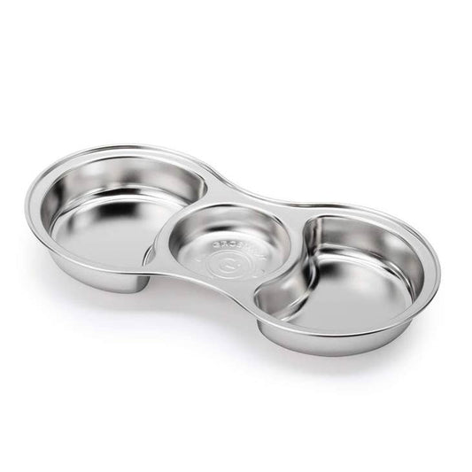 韩国Grosmimi Stainless Steel Food Tray with 3 Compartment