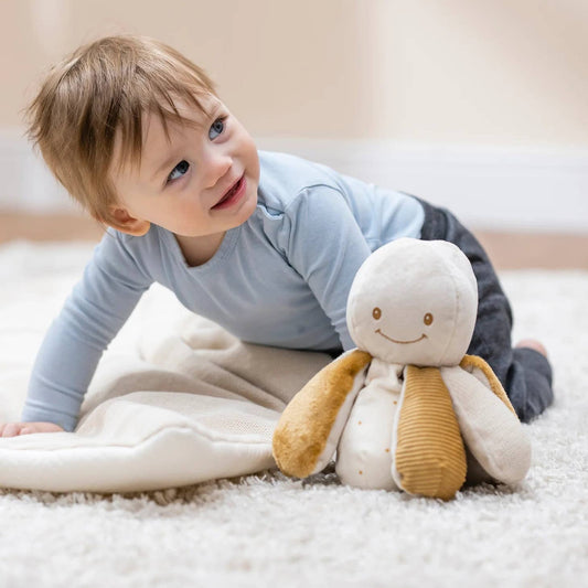 比利时国民品牌Nattou Lapidou Octopus Activity-Caramel安抚玩具