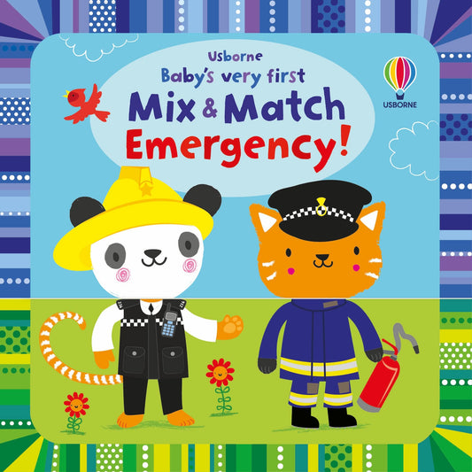 USBORNE Baby's First Mix & Match Emergency