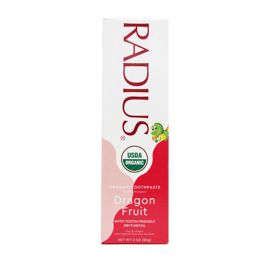 美国RADIUS Usda Organic Children'S Dragon Fruit Toothpaste - 3 oz - 6mo+