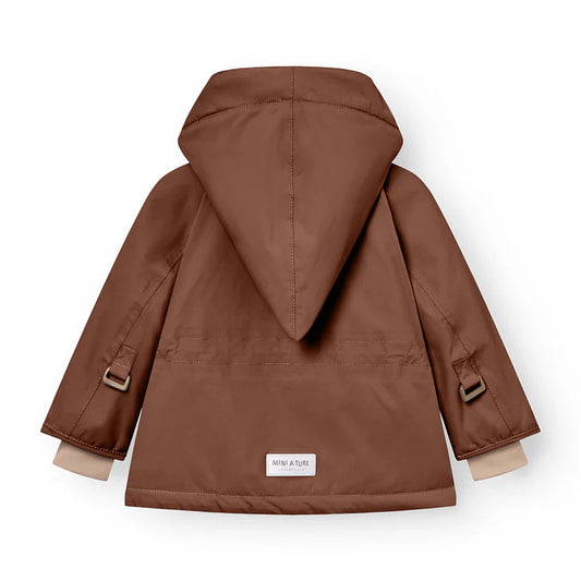 丹麦Mini A Ture- Wang fleece winter jacket 1691-ROOT BEER BROWN