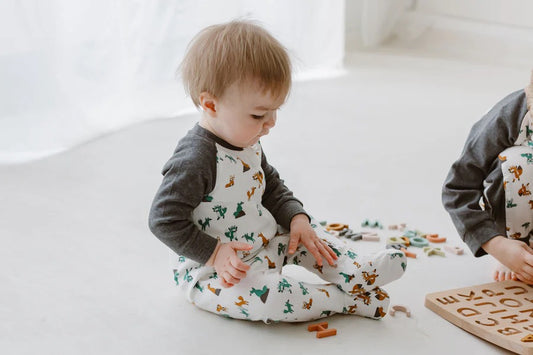 Nest Designs Organic Cotton One-Piece Zip Footed
Sleeper - Foxtrot