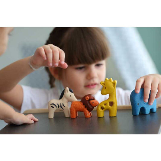 泰国PlanToys Wild Animals Set