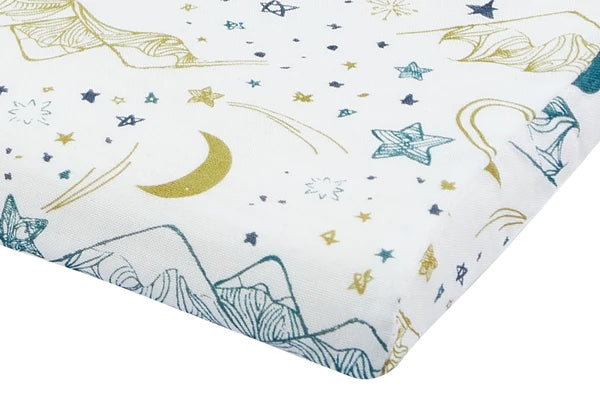 Nest Designs Bamboo Toddler Pillow with Pillowcase (Medium) - Stars White- 55X35