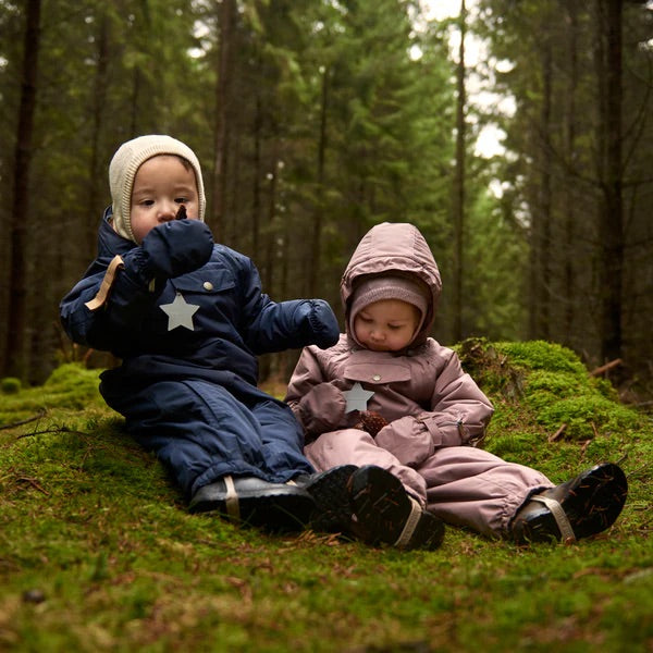 丹麦Mini A Ture- Wisti lined fleece snowsuit 5222-CITADEL BLUE