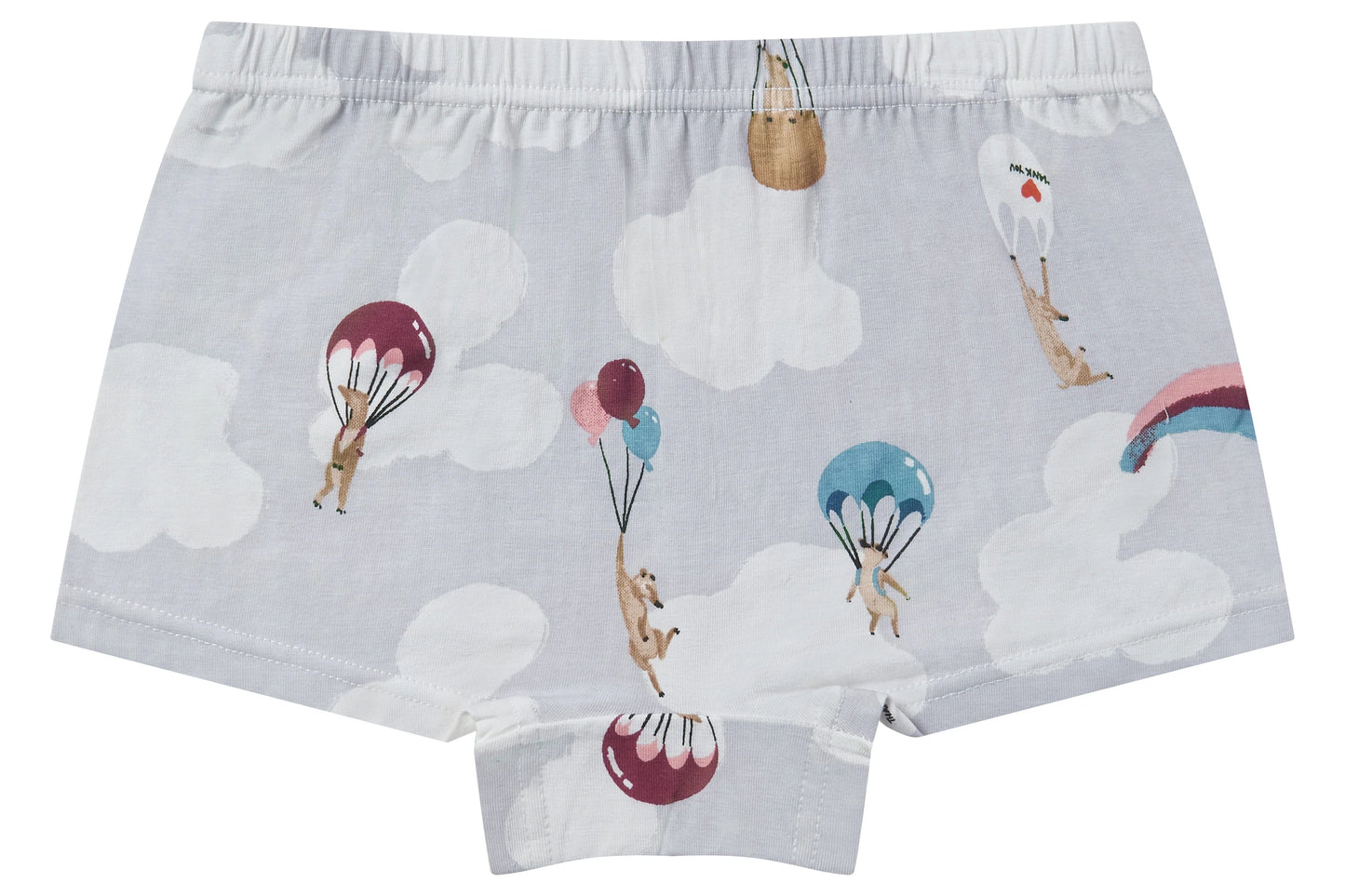 Nest Designs Bamboo Girls Boy Short Underwear (2 Pack) - Sahara Sky