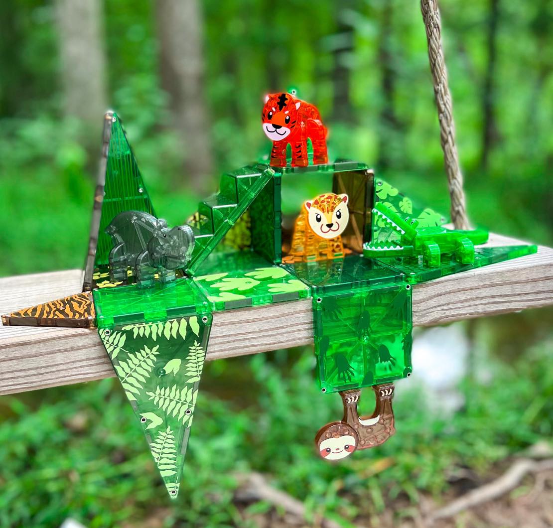 MAGNA-TILES Jungle Animals 25-Piece Set