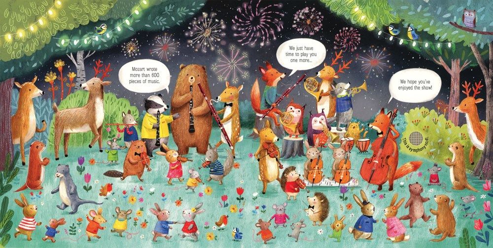 Usborne The Animal Orchestra Plays Mozart