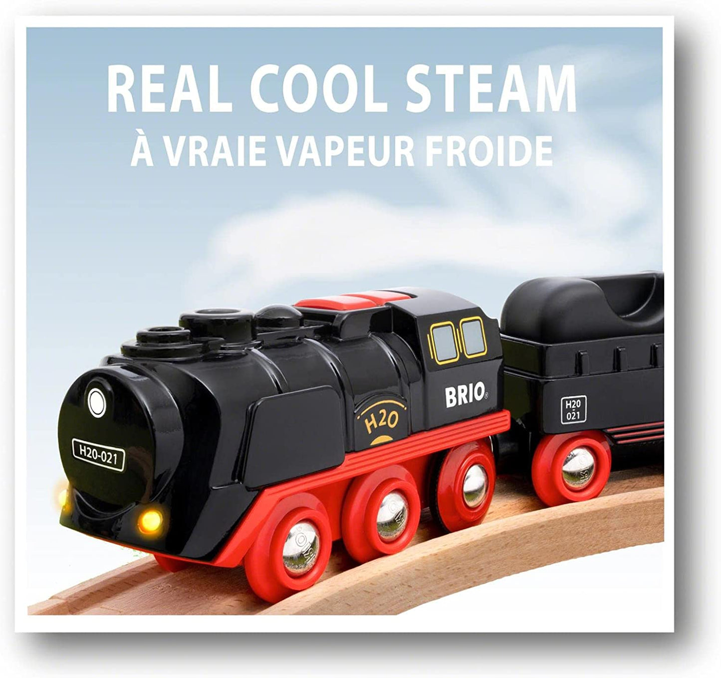 瑞典Brio-Battery-Operated Steaming Train 33884