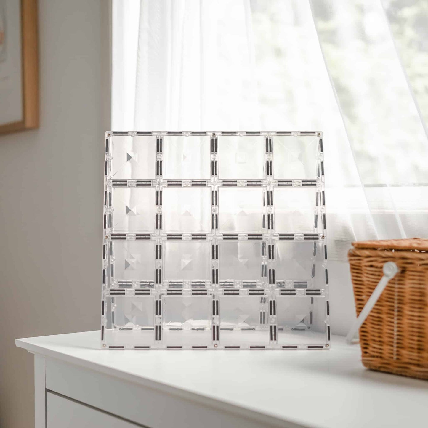 澳洲Connetix磁力片天花板-2pc Clear Base Plate Pack