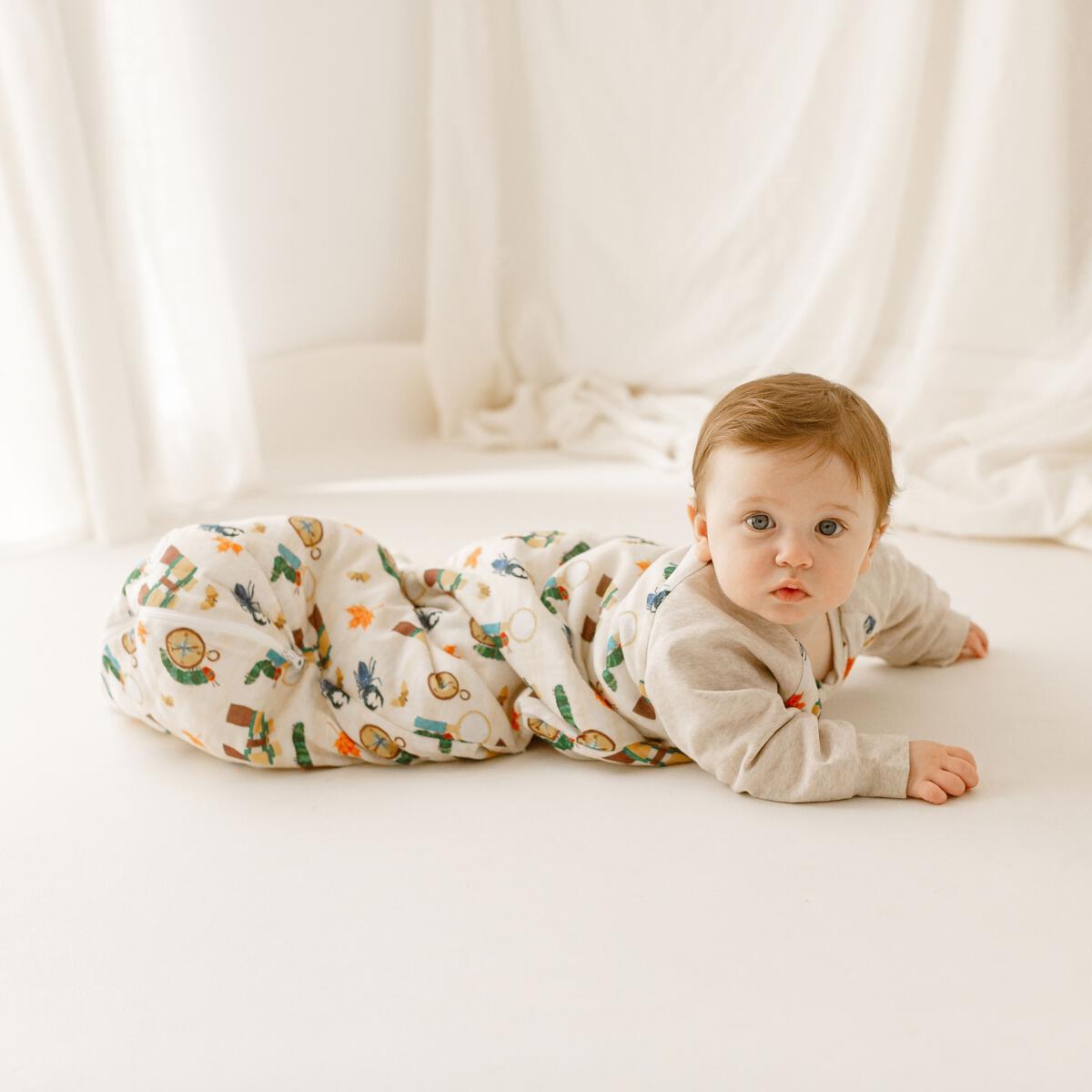 Nest Designs 2.5 TOG Raglan Bamboo Cozy Sleep Bag - Adventure Time