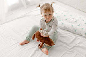 Nest Designs Bamboo Jersey Two-Piece Long Sleeve PJ Set - The Happy Hermit