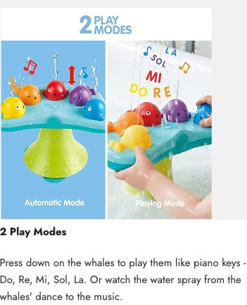 Hape Musical Whale Fountain音乐鲸鱼喷泉