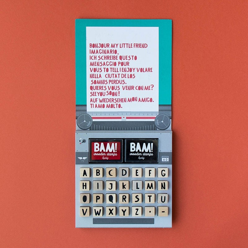 LONDJI BAM! Create Your Words 木质印章